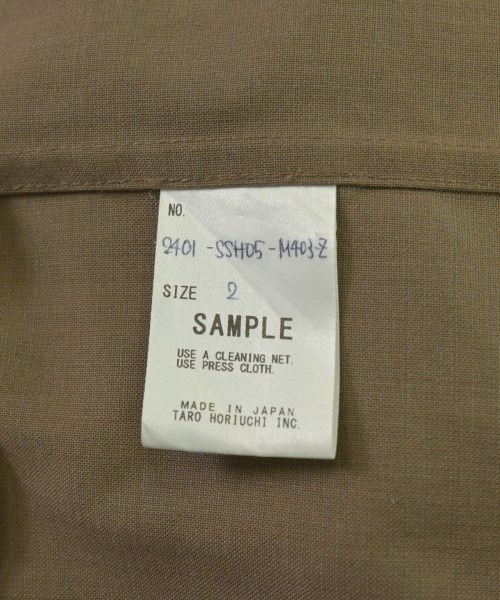 TARO HORIUCHI（タロウホリウチ）カジュアルシャツ 茶 サイズ:2(M位) メンズ/2200679973027