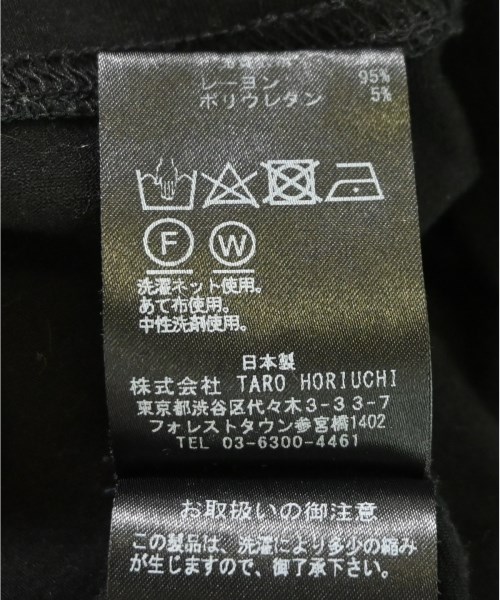TARO HORIUCHI（タロウホリウチ）Tシャツ・カットソー 黒 サイズ:2(M位) メンズ/2200696952067