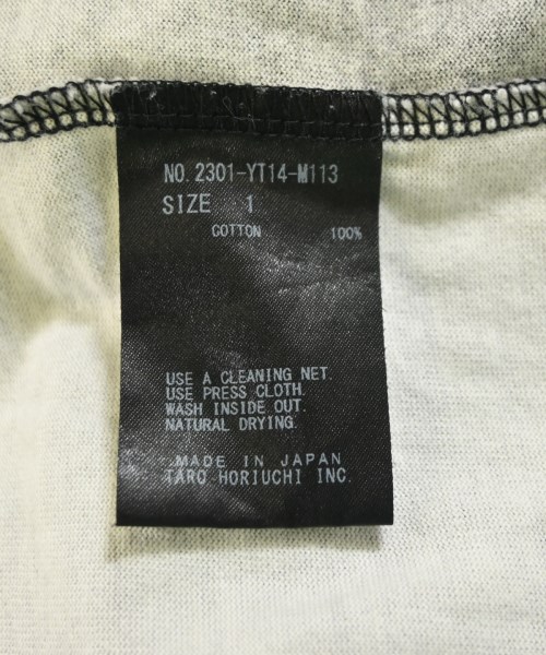 TARO HORIUCHI（タロウホリウチ）Tシャツ・カットソー グレー サイズ:1(S位) レディース/2200700535248