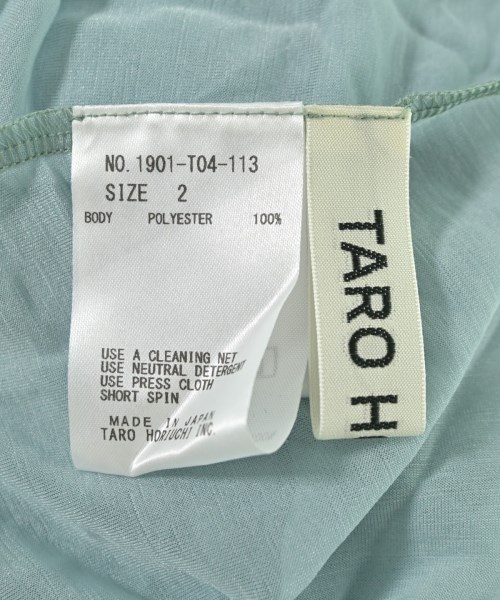 TARO HORIUCHI（タロウホリウチ）ブラウス 青 サイズ:2(M位) レディース/2200705353076