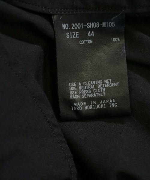 TARO HORIUCHI（タロウホリウチ）カジュアルシャツ 黒 サイズ:44(S位) メンズ/2200665057151