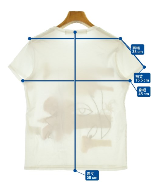 TARO HORIUCHI（タロウホリウチ）Tシャツ・カットソー 白 サイズ:1(S位) レディース/2200665984037