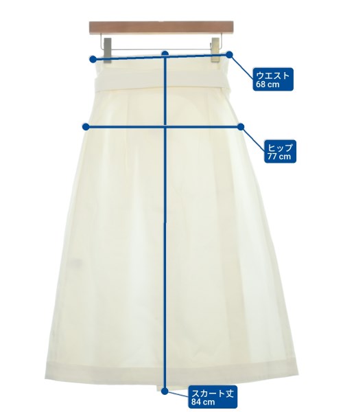 THE IRON（アイロン）ロング・マキシ丈スカート 白 サイズ:S レディース/2200655163091