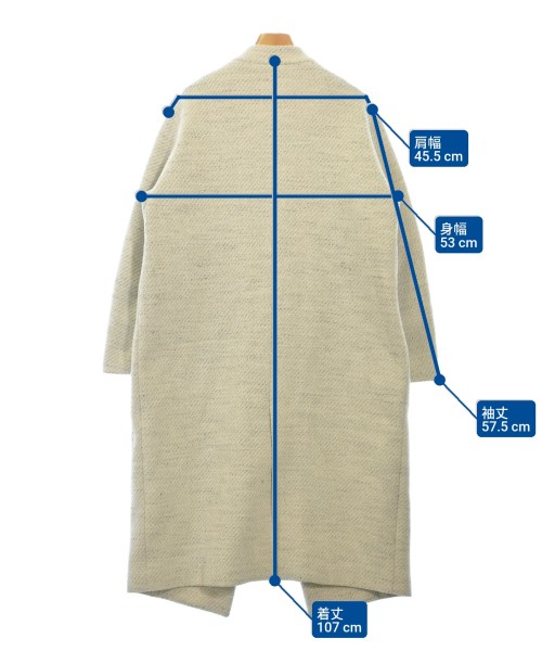 near.nippon（ニアーニッポン）チェスターコート 白 サイズ:F レディース/2200620023016