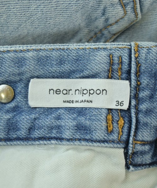 near.nippon（ニアーニッポン）デニムパンツ 青 サイズ:36(S位) レディース/2200670537051