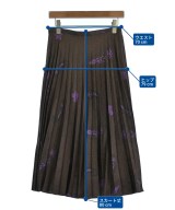 near.nippon（ニアーニッポン）ロング・マキシ丈スカート 茶 サイズ:38(M位) レディース/2200698563025