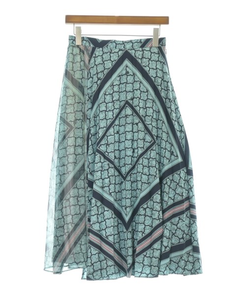 near.nippon(ニアーニッポン)ロング・マキシ丈スカート 青 サイズ:36(S位)/2200666446114