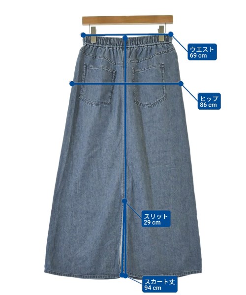 Ciaopanic Typy（チャオパニックティピー）ロング・マキシ丈スカート 青 サイズ:M レディース/2200615784021