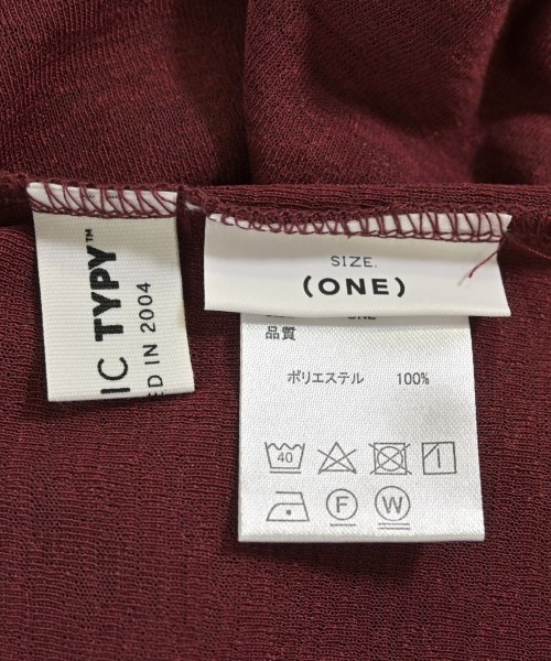 Ciaopanic Typy（チャオパニックティピー）Tシャツ・カットソー 赤 サイズ:ONE レディース/2200685614075