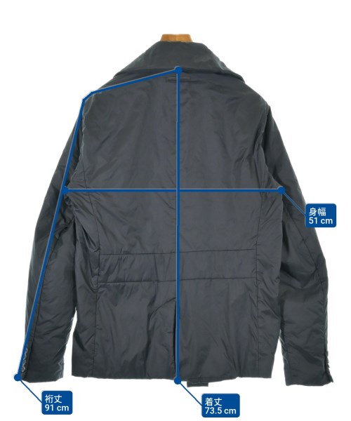 DIESEL BLACK GOLD（ディーゼルブラックゴールド）ピーコート 黒 サイズ:46(M位) メンズ/2200637235228