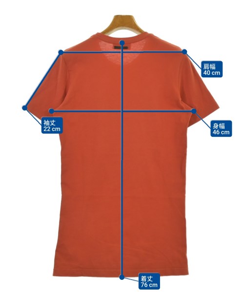 DIESEL BLACK GOLD（ディーゼルブラックゴールド）Tシャツ・カットソー 赤 サイズ:S メンズ/2200644375139