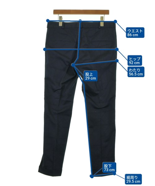 DIESEL BLACK GOLD（ディーゼルブラックゴールド）スラックス 紺 サイズ:48(L位) メンズ/2200536100092