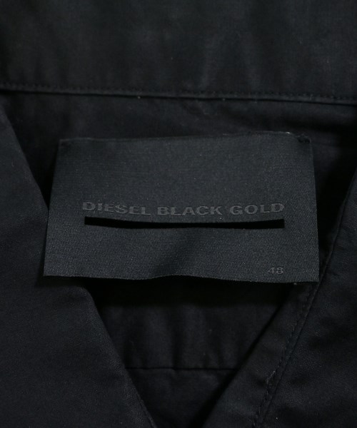 DIESEL BLACK GOLD（ディーゼルブラックゴールド）カジュアルシャツ 黒 サイズ:48(M位) メンズ/2200536100245