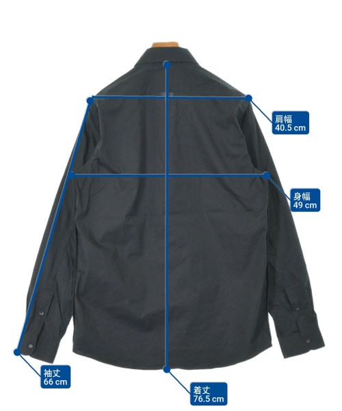 DIESEL BLACK GOLD（ディーゼルブラックゴールド）カジュアルシャツ 黒 サイズ:48(M位) メンズ/2200536100245