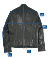 DIESEL BLACK GOLD（ディーゼルブラックゴールド）ライダース 黒 サイズ:50(XL位) メンズ/2200628912015