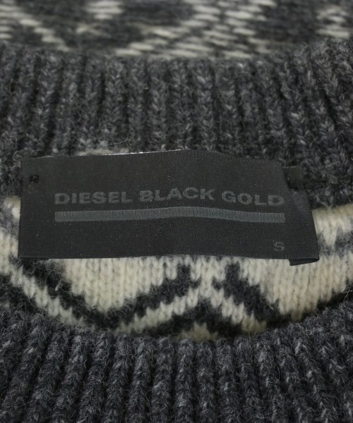 DIESEL BLACK GOLD（ディーゼルブラックゴールド）ニット・セーター グレー サイズ:S メンズ/2200613076029
