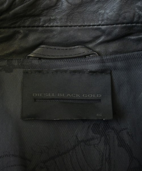 DIESEL BLACK GOLD（ディーゼルブラックゴールド）ライダース 黒 サイズ:46(M位) メンズ/2200614356045