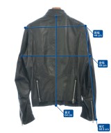 DIESEL BLACK GOLD（ディーゼルブラックゴールド）ライダース 黒 サイズ:46(M位) メンズ/2200614356045