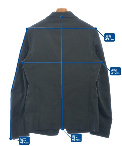 DIESEL BLACK GOLD（ディーゼルブラックゴールド）テーラードジャケット 黒 サイズ:46(M位) メンズ/2200614356090