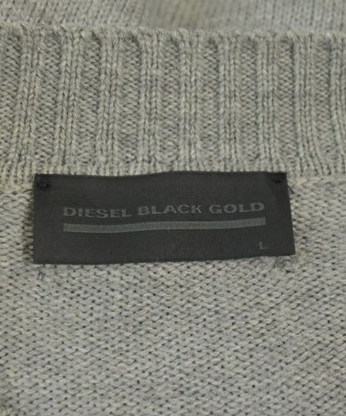 DIESEL BLACK GOLD（ディーゼルブラックゴールド）ニット・セーター グレー サイズ:L メンズ/2200676781137