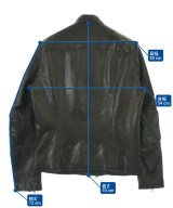 DIESEL BLACK GOLD（ディーゼルブラックゴールド）ライダース 黒 サイズ:50(XL位) メンズ/2200697043016