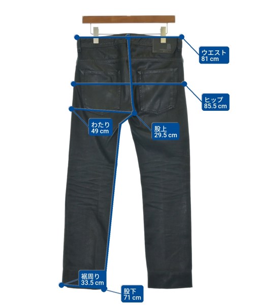 DIESEL BLACK GOLD（ディーゼルブラックゴールド）デニムパンツ 黒 サイズ:28(S位) メンズ/2200698096011
