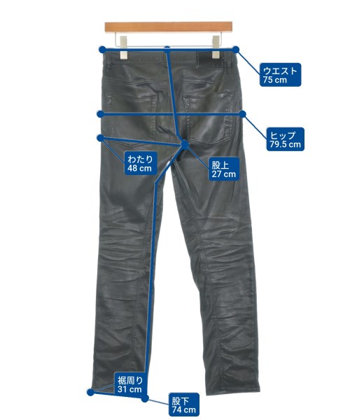 DIESEL BLACK GOLD（ディーゼルブラックゴールド）デニムパンツ 黒 サイズ:28(S位) メンズ/2200663510108
