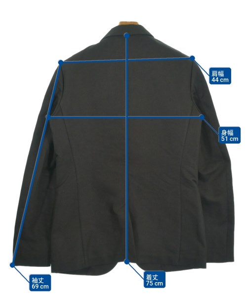 DIESEL BLACK GOLD（ディーゼルブラックゴールド）テーラードジャケット 黒 サイズ:48(L位) メンズ/2200734361127