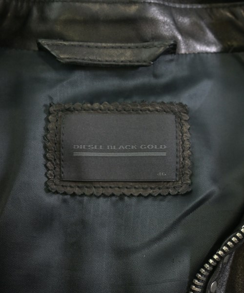 DIESEL BLACK GOLD（ディーゼルブラックゴールド）ライダース 黒 サイズ:46(M位) メンズ/2200721892016