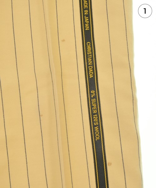 CHRISTIAN DADA（クリスチャン　ダダ）スラックス ベージュ サイズ:-(XS位) メンズ/2200620740043