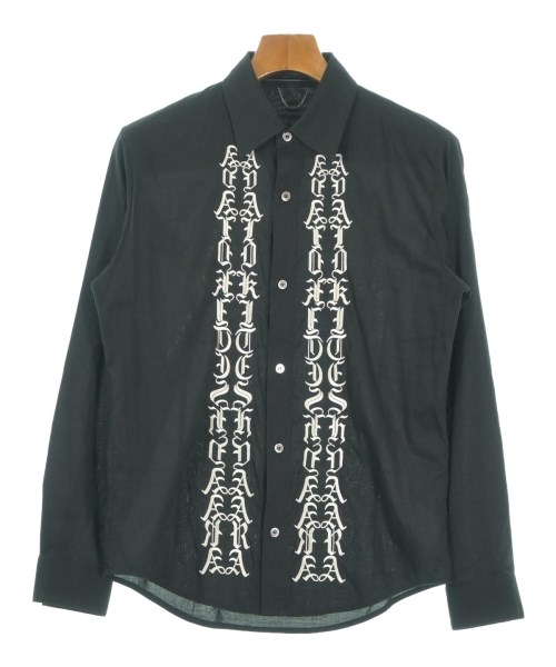 CHRISTIAN DADA(クリスチャン　ダダ)カジュアルシャツ 黒 サイズ:44(S位)/2200675077064