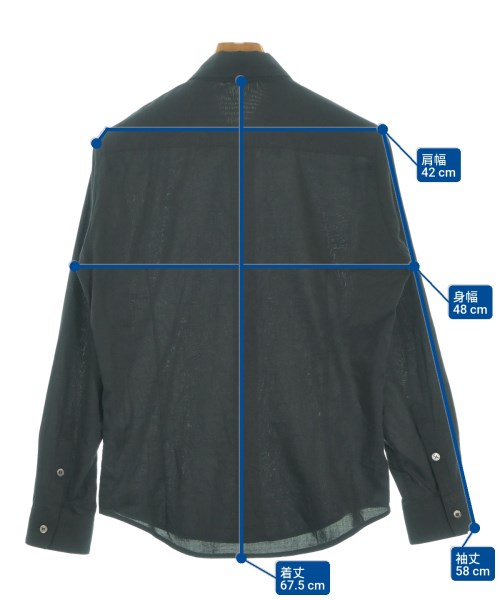 CHRISTIAN DADA（クリスチャン　ダダ）カジュアルシャツ 黒 サイズ:44(S位) メンズ/2200675077064