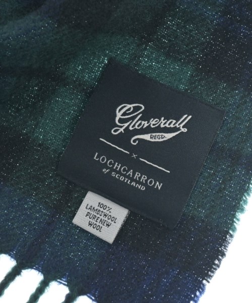 GLOVER ALL（グローバーオール）マフラー 緑 サイズ:- メンズ/2200639155029