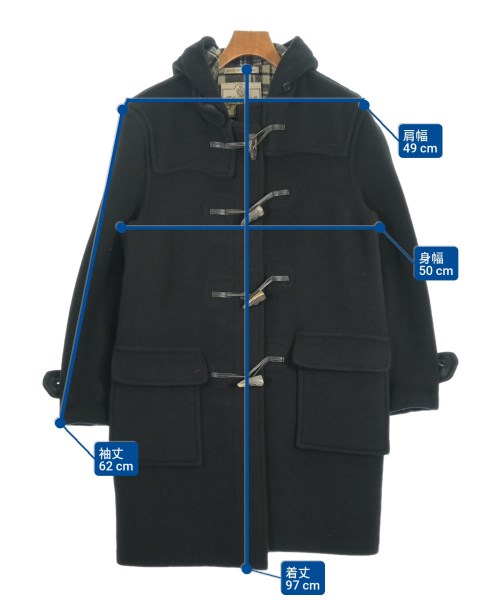 GLOVER ALL（グローバーオール）ダッフルコート 黒 サイズ:46(M位) メンズ/2200621728019