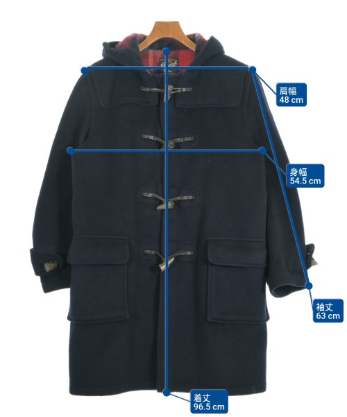 GLOVER ALL（グローバーオール）ダッフルコート 紺 サイズ:48(L位) メンズ/2200621728026