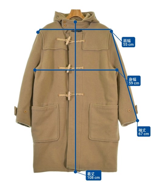 GLOVER ALL（グローバーオール）ダッフルコート ベージュ サイズ:L メンズ/2200662505013