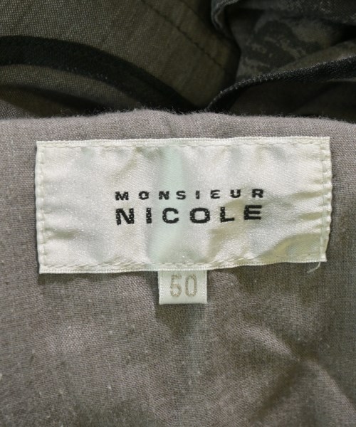 monsieur NICOLE（ムッシュニコル）テーラードジャケット グレー サイズ:50(XL位) メンズ/2200618230013