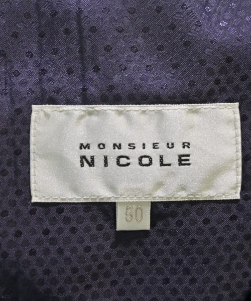 monsieur NICOLE（ムッシュニコル）テーラードジャケット 青 サイズ:50(XL位) メンズ/2200618230037