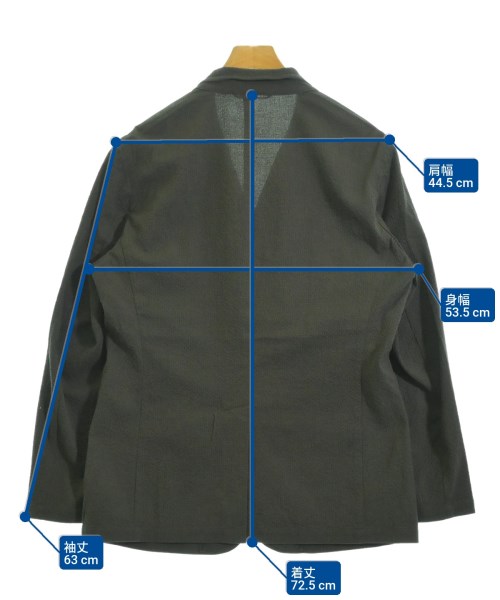 monsieur NICOLE（ムッシュニコル）テーラードジャケット カーキ サイズ:50(XL位) メンズ/2200618230044