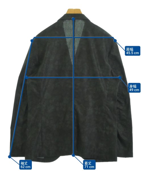 monsieur NICOLE（ムッシュニコル）テーラードジャケット 緑 サイズ:50(XL位) メンズ/2200618230051