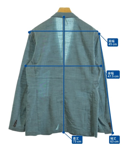 monsieur NICOLE（ムッシュニコル）テーラードジャケット 青 サイズ:50(XL位) メンズ/2200618230068