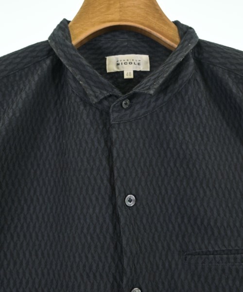 monsieur NICOLE（ムッシュニコル）カジュアルシャツ 紺 サイズ:48(L位) メンズ/2200677731025