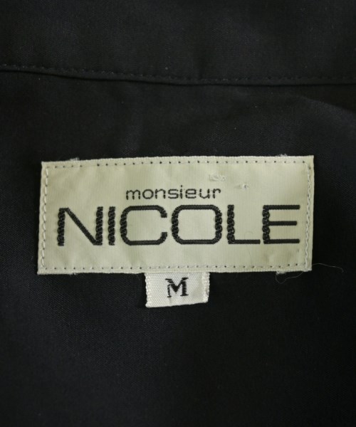 monsieur NICOLE（ムッシュニコル）カジュアルシャツ 黒 サイズ:M メンズ/2200703129765