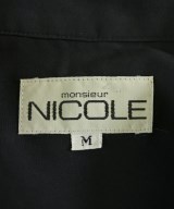 monsieur NICOLE（ムッシュニコル）カジュアルシャツ 黒 サイズ:M メンズ/2200703129765