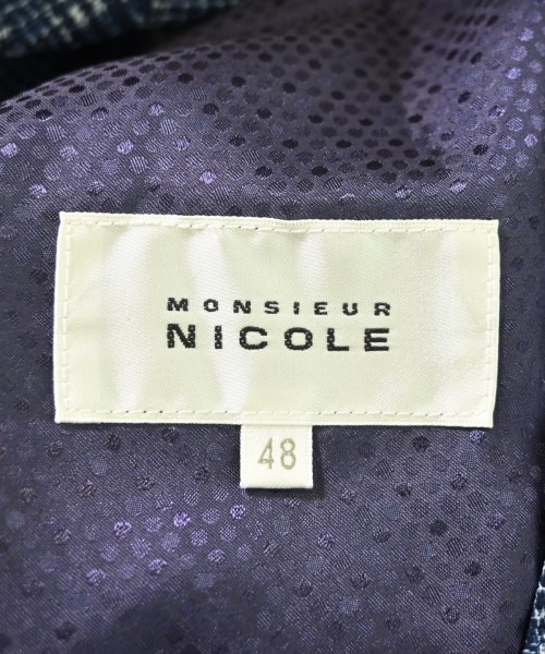 monsieur NICOLE（ムッシュニコル）テーラードジャケット 紺 サイズ:48(L位) メンズ/2200703383150