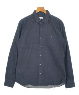 monsieur NICOLE（ムッシュニコル）カジュアルシャツ 紺 サイズ:50(XL位) メンズ/2200659808073