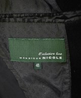 monsieur NICOLE（ムッシュニコル）カジュアルジャケット 黒 サイズ:48(L位) メンズ/2200690744057