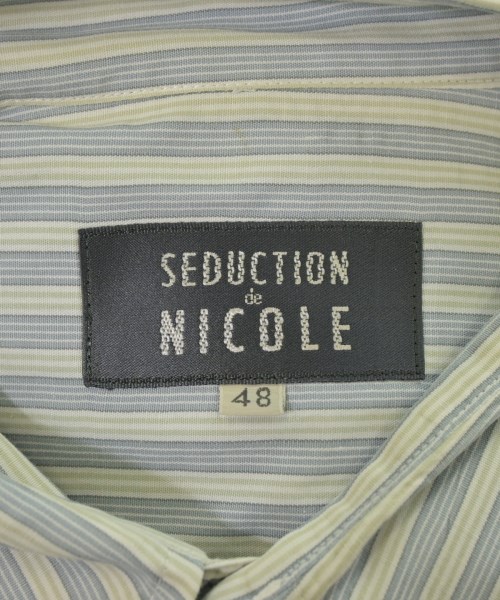 SEDUCTION de NICOLE（セデクション　ニコル）カジュアルシャツ 青 サイズ:48(L位) メンズ/2200670653126