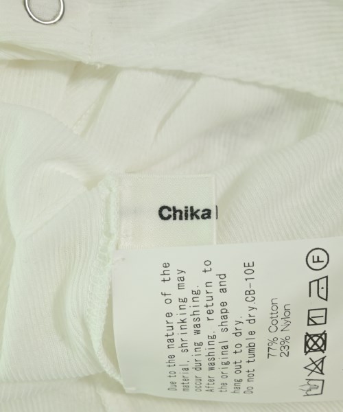 Chika Kisada（チカキサダ）Tシャツ・カットソー 白 サイズ:1(S位) レディース/2200710403292