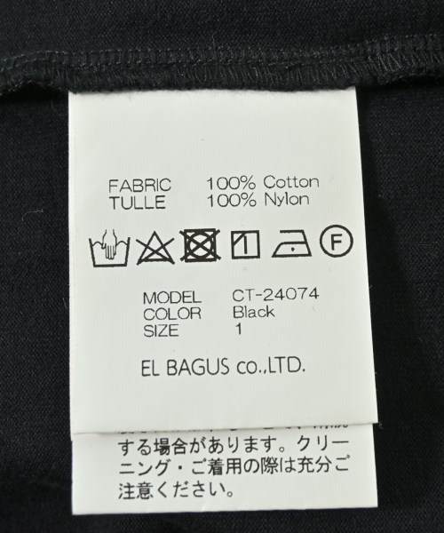 Chika Kisada（チカキサダ）Tシャツ・カットソー 黒 サイズ:1(S位) レディース/2200710436115